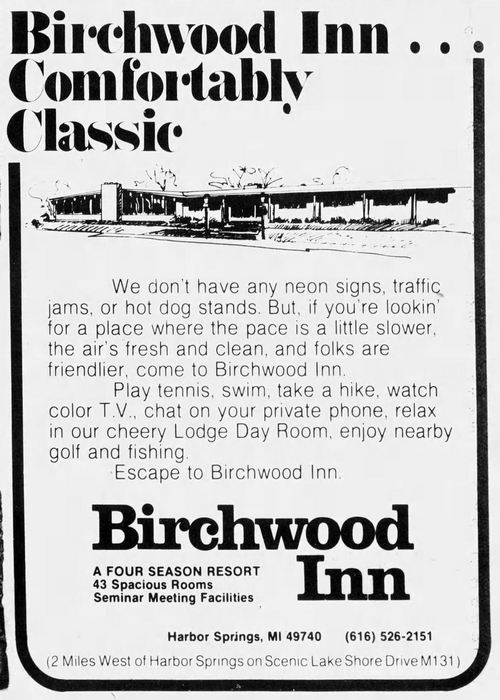 Birchwood Inn (Birchwood Farm Lodge) - May 26 1978 Ad